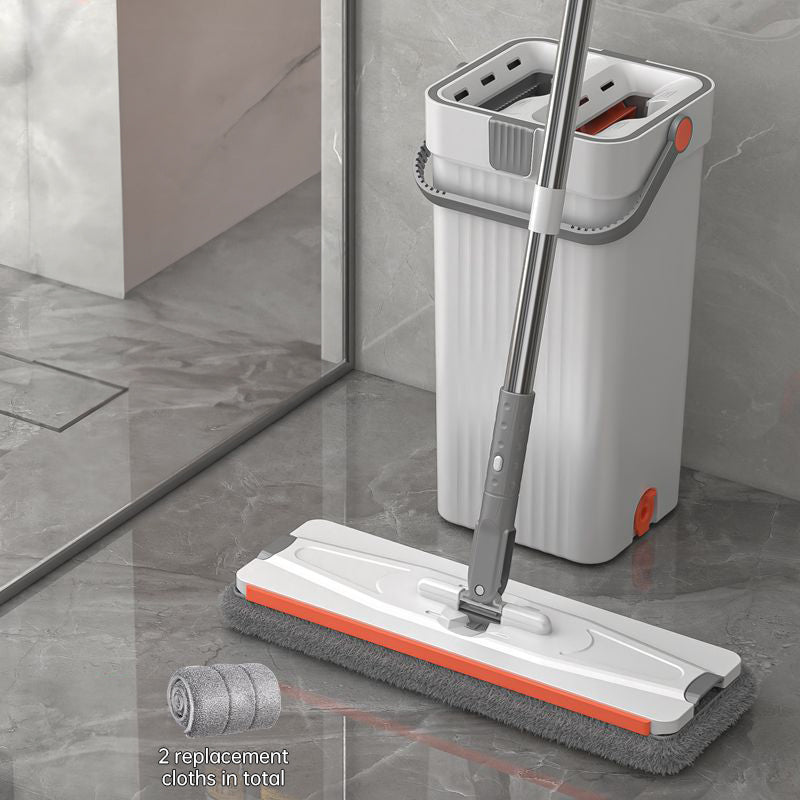 360° Spin Flat Mop & Bucket Set — Hands-Free Floor Cleaning