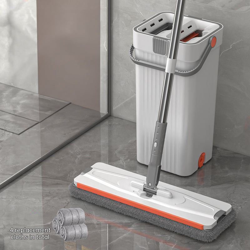 360° Spin Flat Mop & Bucket Set — Hands-Free Floor Cleaning