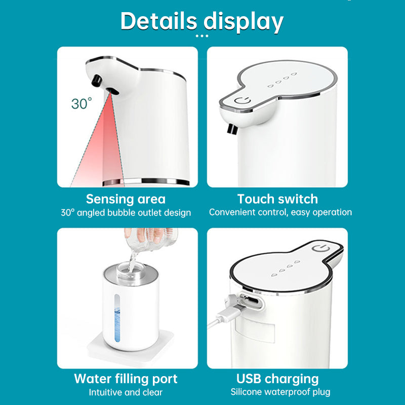 Touchless Auto Sensor Soap Dispenser — Foam & Liquid Modes