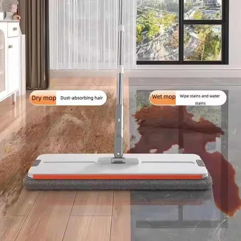 360° Spin Flat Mop & Bucket Set — Hands-Free Floor Cleaning